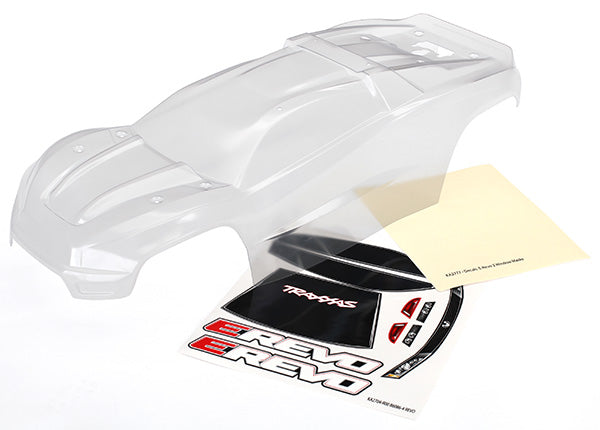 BODY E-REVO 2 CLEAR DECAL