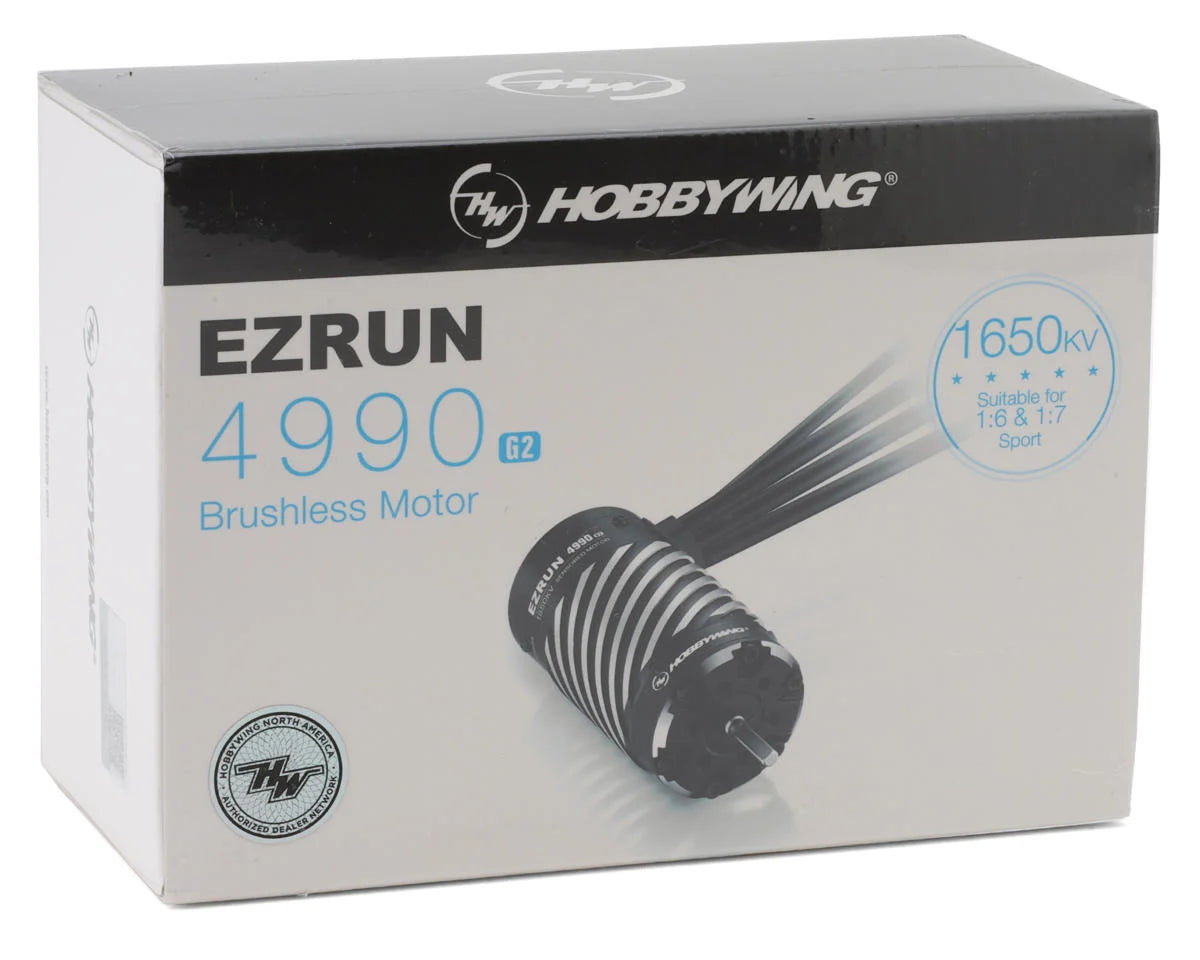 EZRUN 4990SD G2 4-Pole 1/6 Scale Sensored Brushless Motor (1650kV)