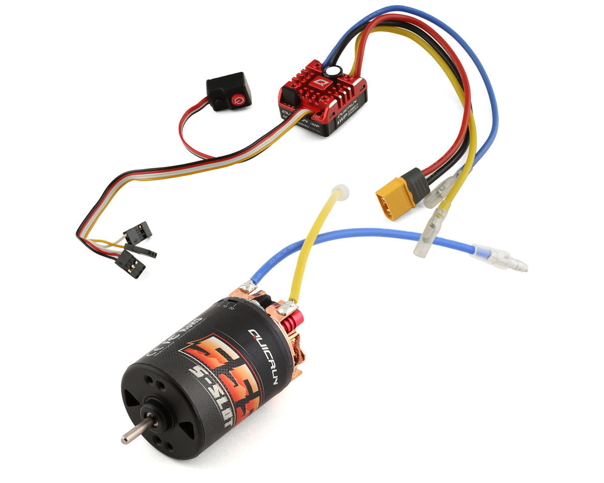 QuicRun Waterproof 1080 G2 ESC/Motor Rock Crawling 555 Combo (13T)
