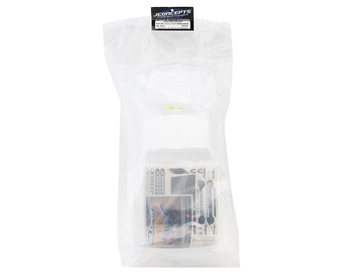 2020 Ford Raptor Monster Truck Body, Fits 12.5 to 13.0" Wheelbase Monster Trucks