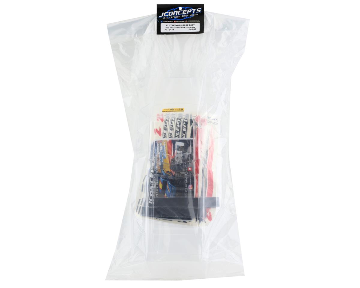 JConcepts Traxxas Sledge F2 Monster Truck Body (Clear)