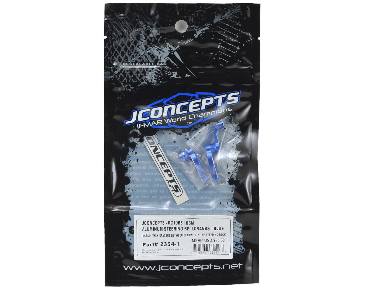 Aluminum Steering Bell Crank Set (Blue)