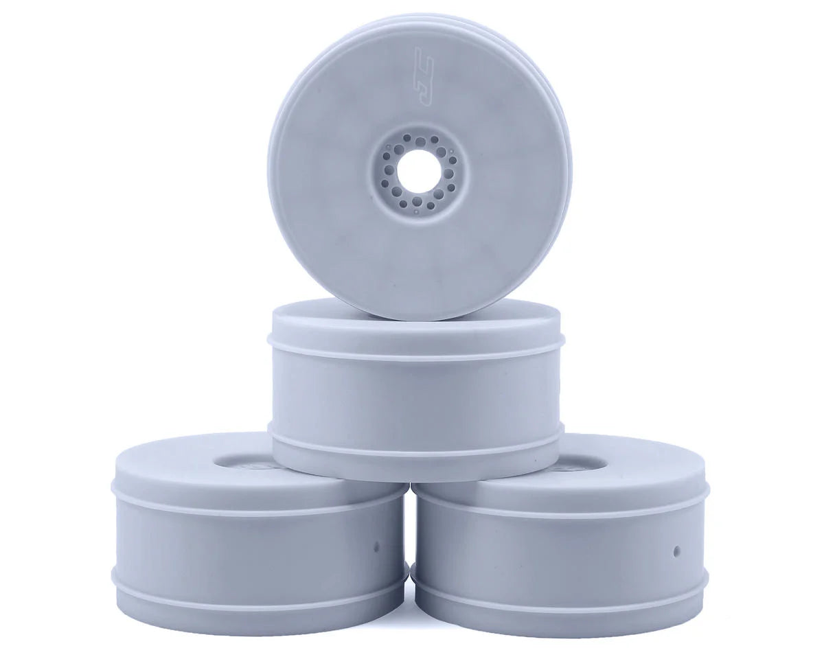 JConcepts Bullet 83mm 1/8th Buggy Wheel (White) (4)