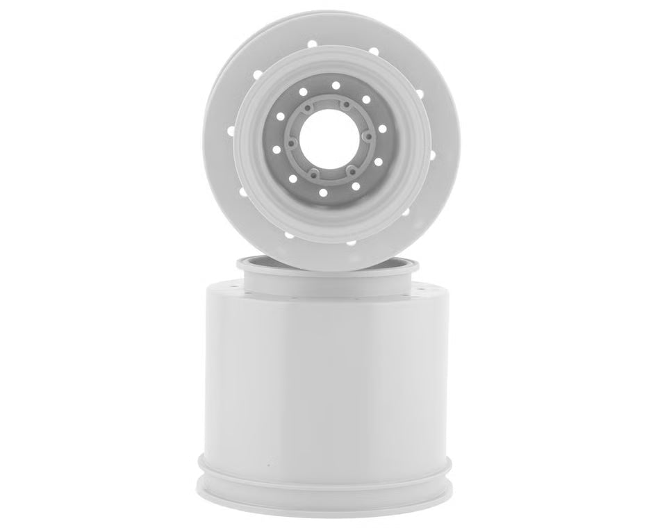 Aggressor 2.6x3.8" Monster Truck Wheel (White) (2) w/17mm Hex