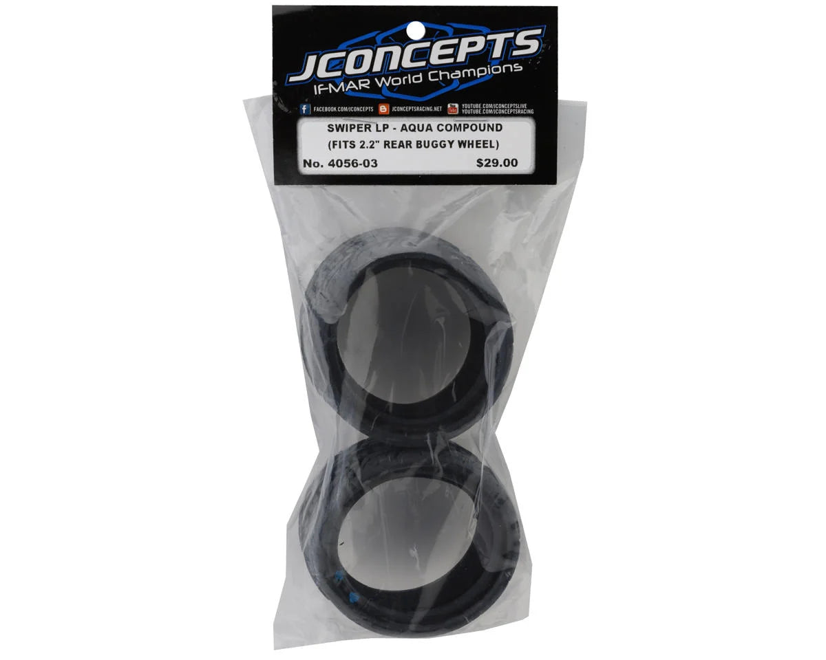 Swiper LP 2.2" Rear Buggy Dirt Oval Tires (2) (Aqua A2)