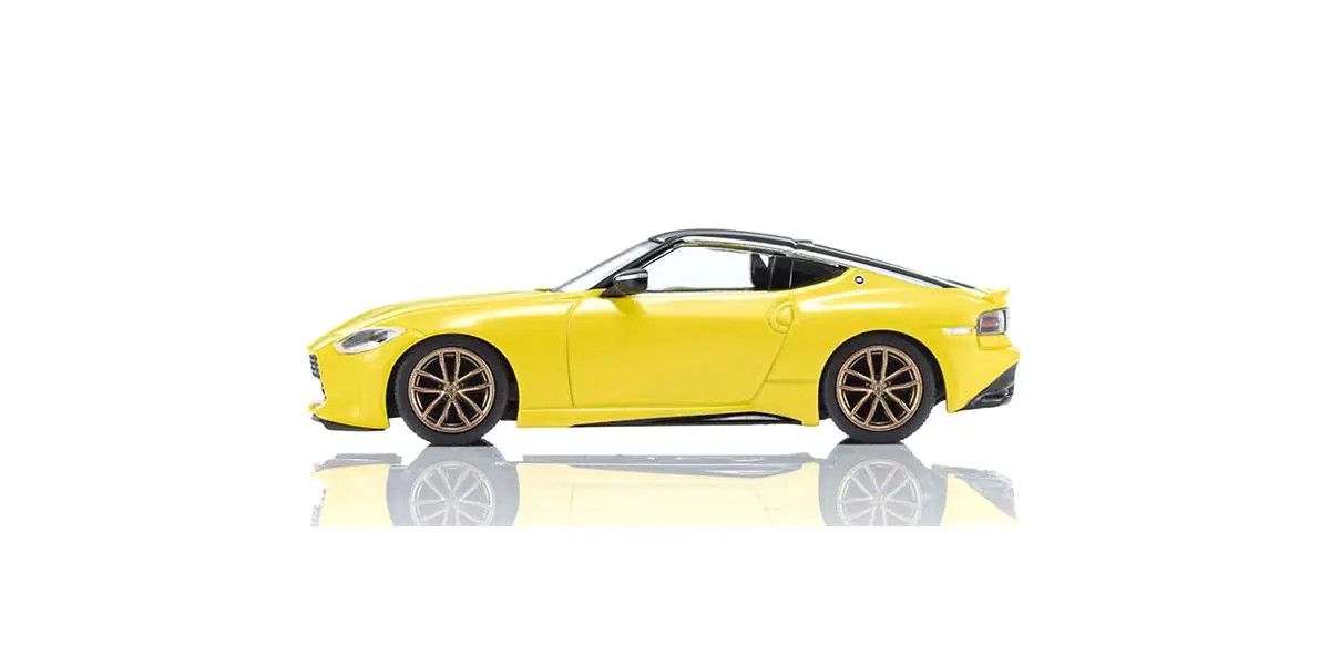 KYOSHO MINI CAR & BOOK No.13 NISSAN FAIRLADY Z IKAZUCHI Yellow K07117Y