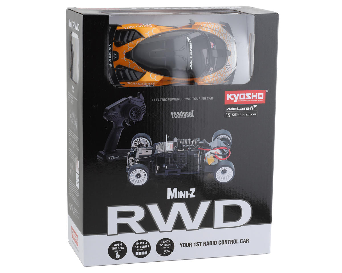 MINI-Z 1/28 McLaren Senna GTR RWD RTR, Orange