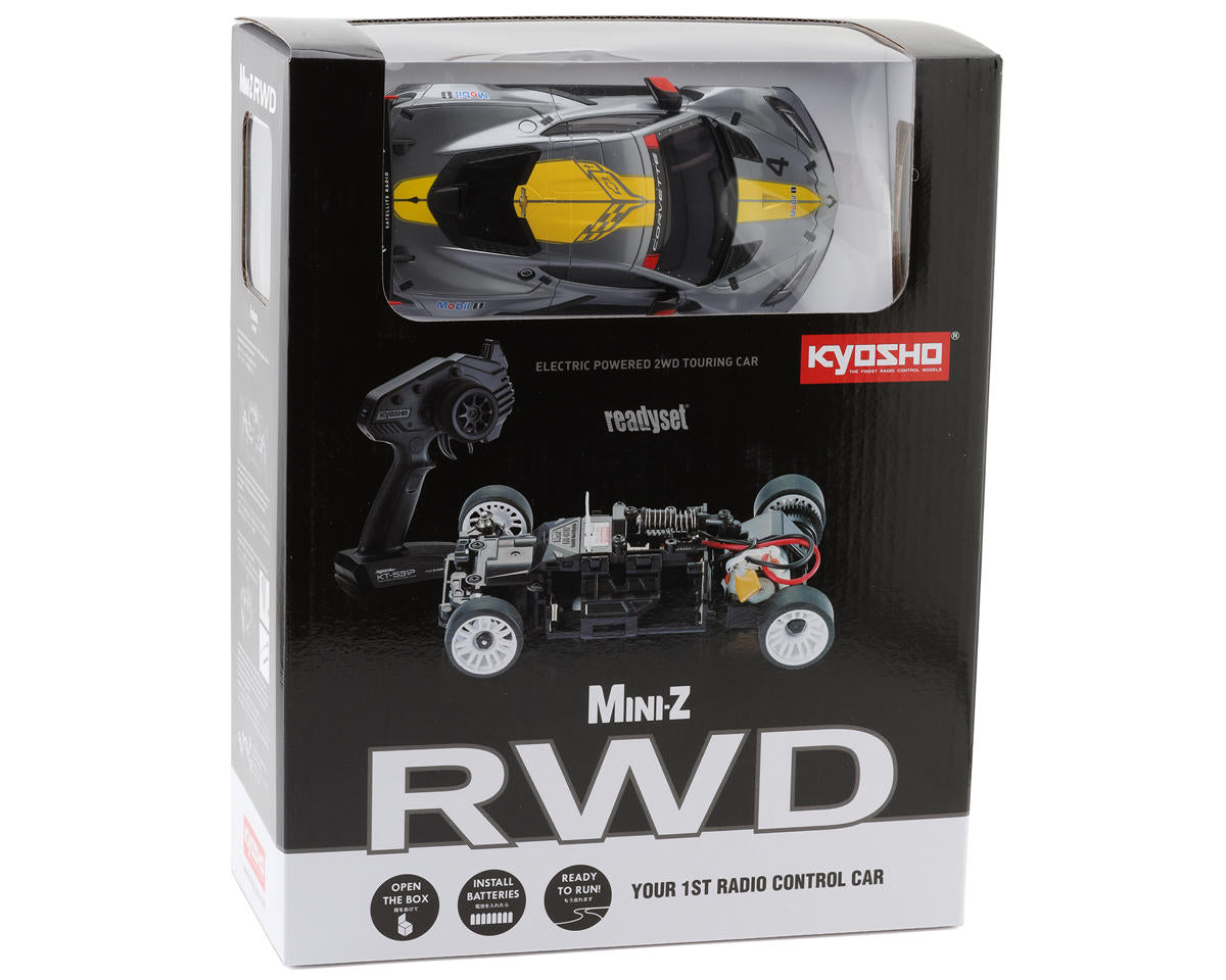 MINI-Z 1/28 Chevrolet Corvette C8.R RWD RTR, Gunmetal