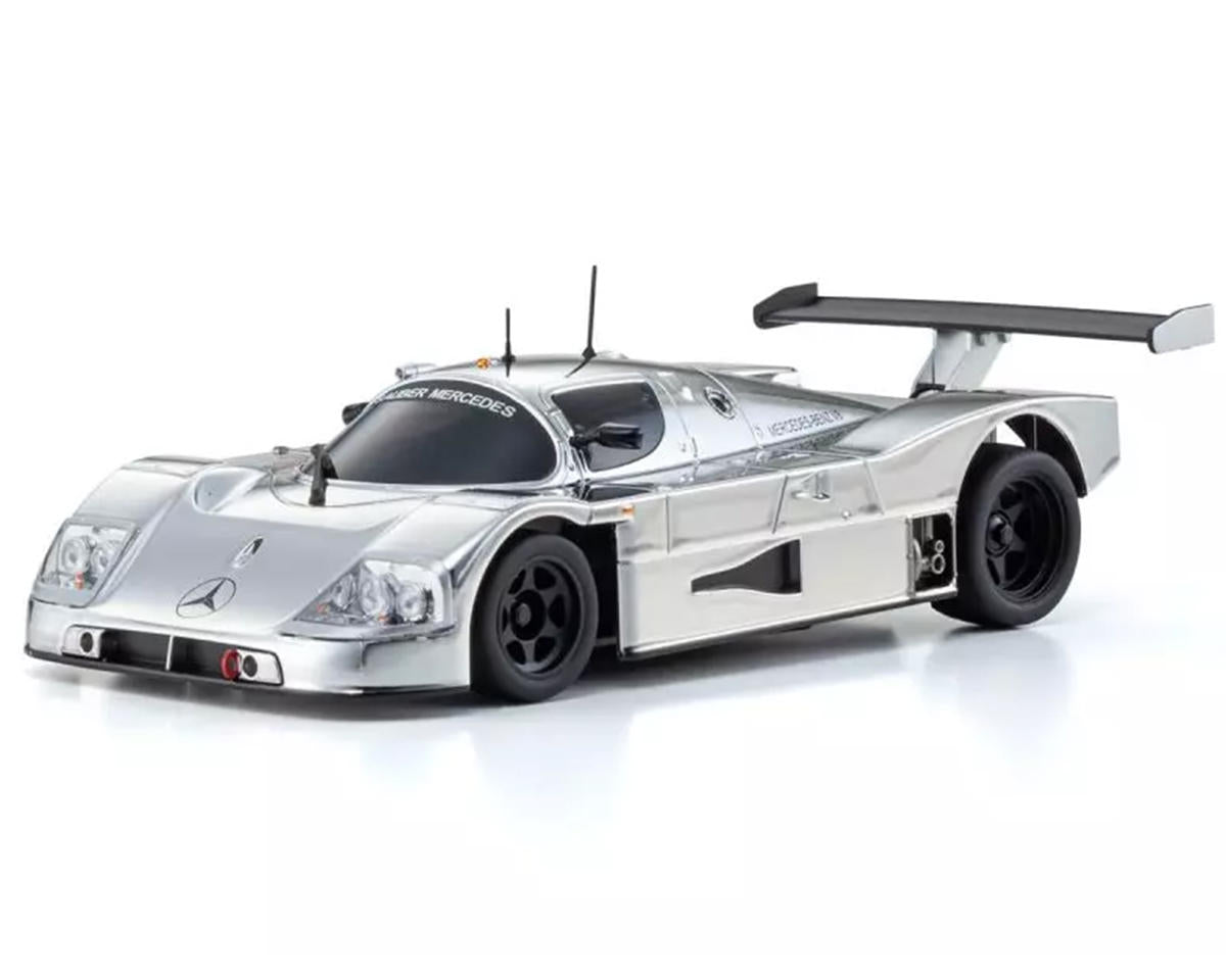 MR-04 RWD Mini-Z Readyset w/Sauber-Mercedes C9 Body (Chrome/Silver) w/KT-531P 2.4GHz Radio