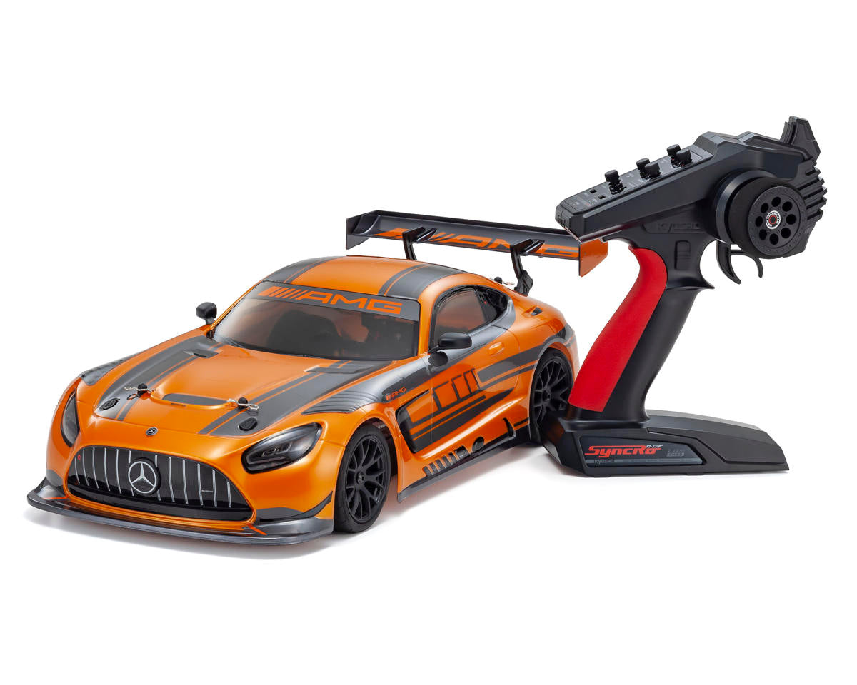 Kyosho Fazer Mk2 2020 Mercedes AMG GT3 Electric 4WD 1/10 RTR Touring Car (Orange) w/Syncro KT-231P 2.4GHz Radio