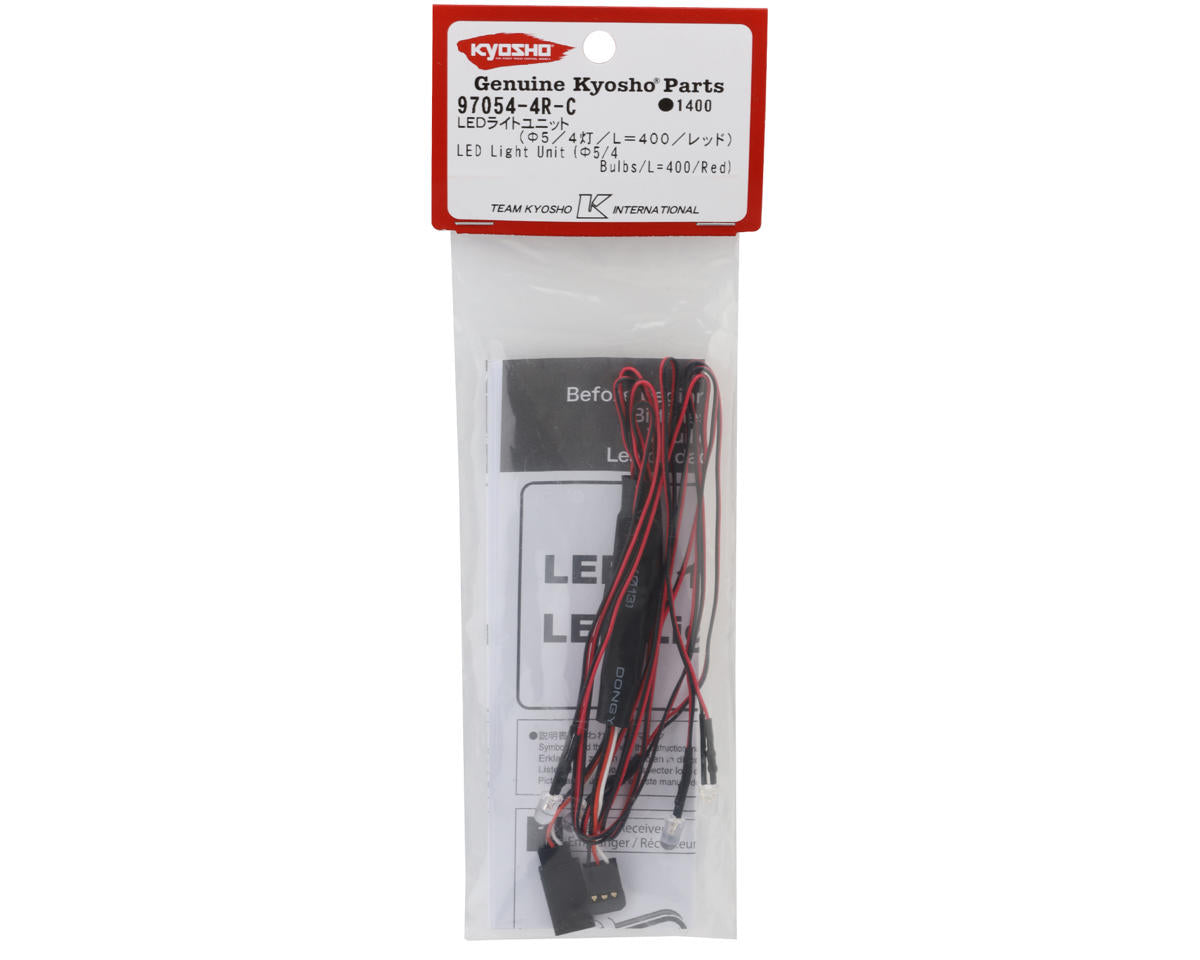 5mm LED Lights Unit (4-Red Bulbs)