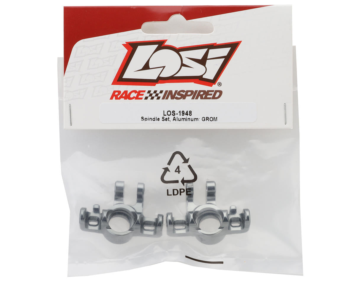 Losi NASCAR® Aluminum Spindle Set (Gunmetal) (2)