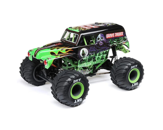 1/18 Mini LMT 4X4 Brushed RTR Monster Truck (Grave Digger) w/SLT2 2.4GHz Radio, Battery & Charger