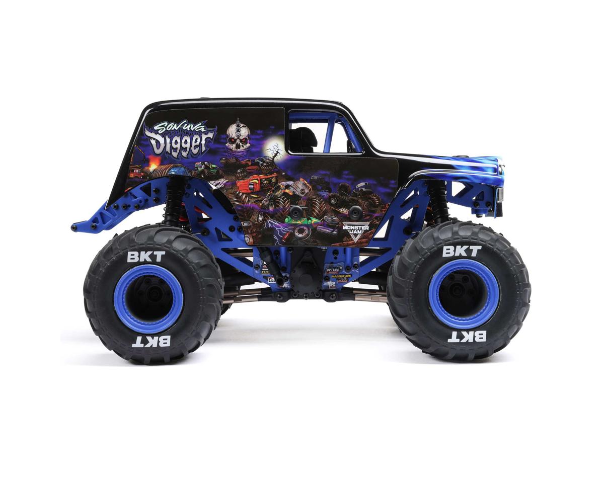 1/18 Mini LMT 4X4 Brushed RTR Monster Truck (Son-Uva Digger) w/SLT2 2.4GHz Radio, Battery & Charger