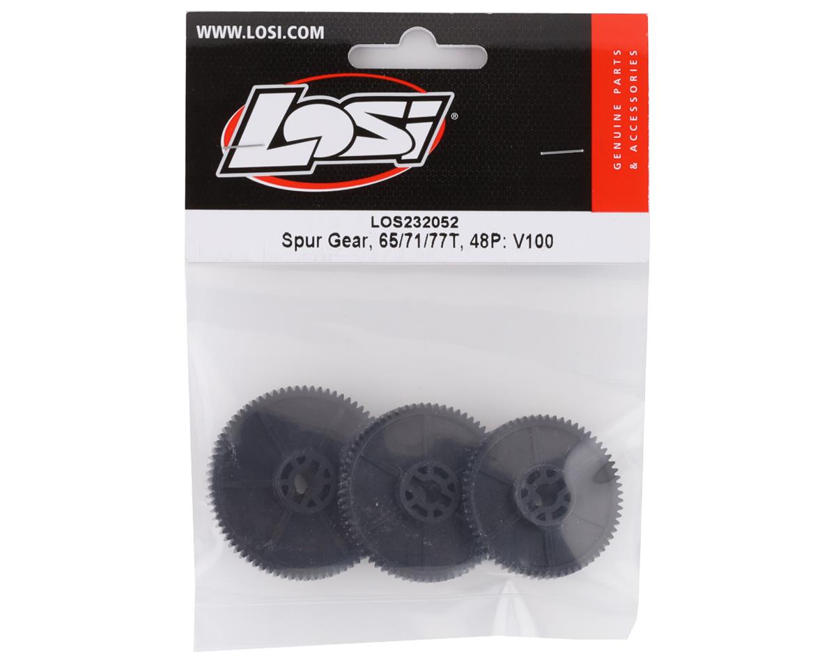 Losi 48P Spur Gear Set (65T/71T/77T)
