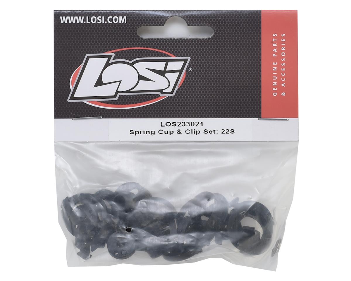 Losi 22S SCT Spring Cup & Clip Set