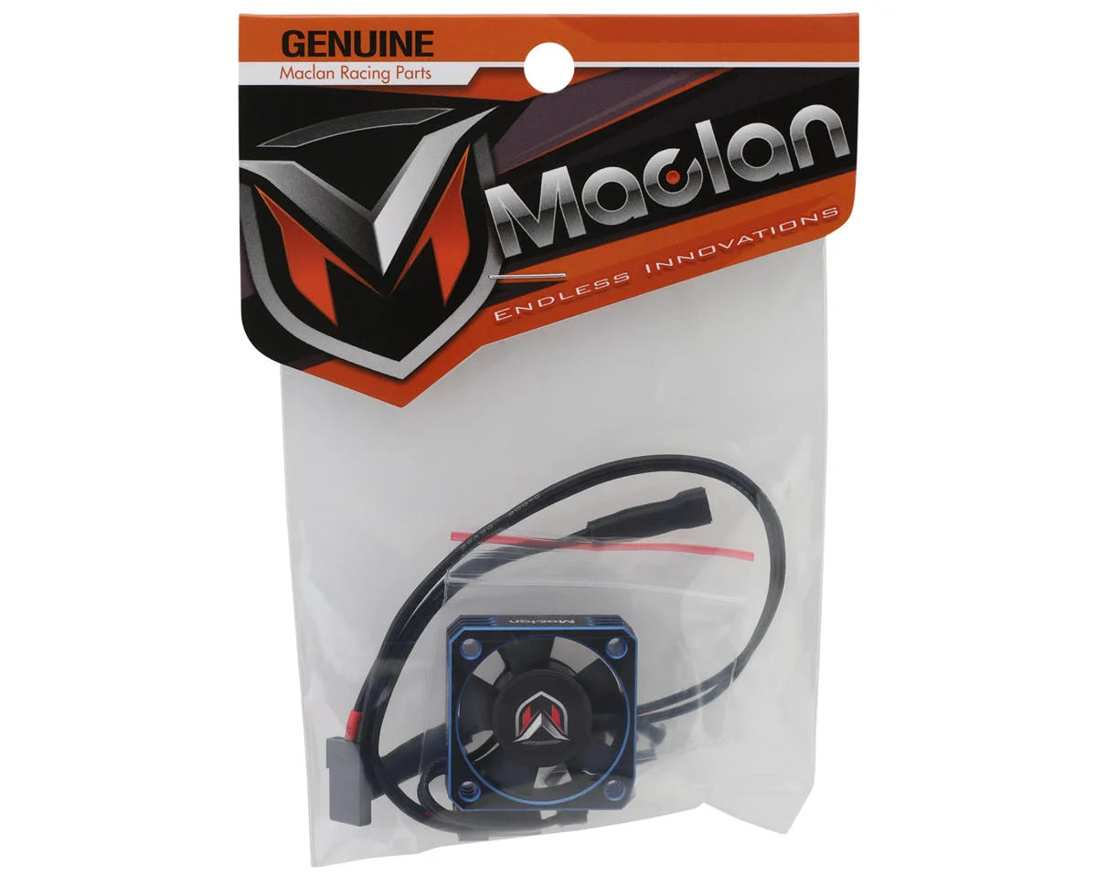 30mm Aluminum V2 Hurricane HV Fan (Black/Blue)