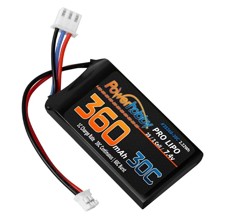2s 360mah 30C UPGRADE Lipo Battery : Axial SCX24