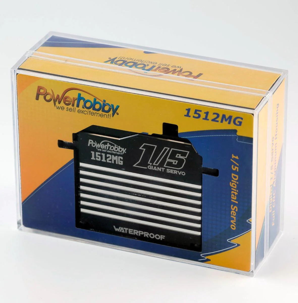 1512MG 1/5 Aluminum Waterproof High Speed / Torque Brushless Servo