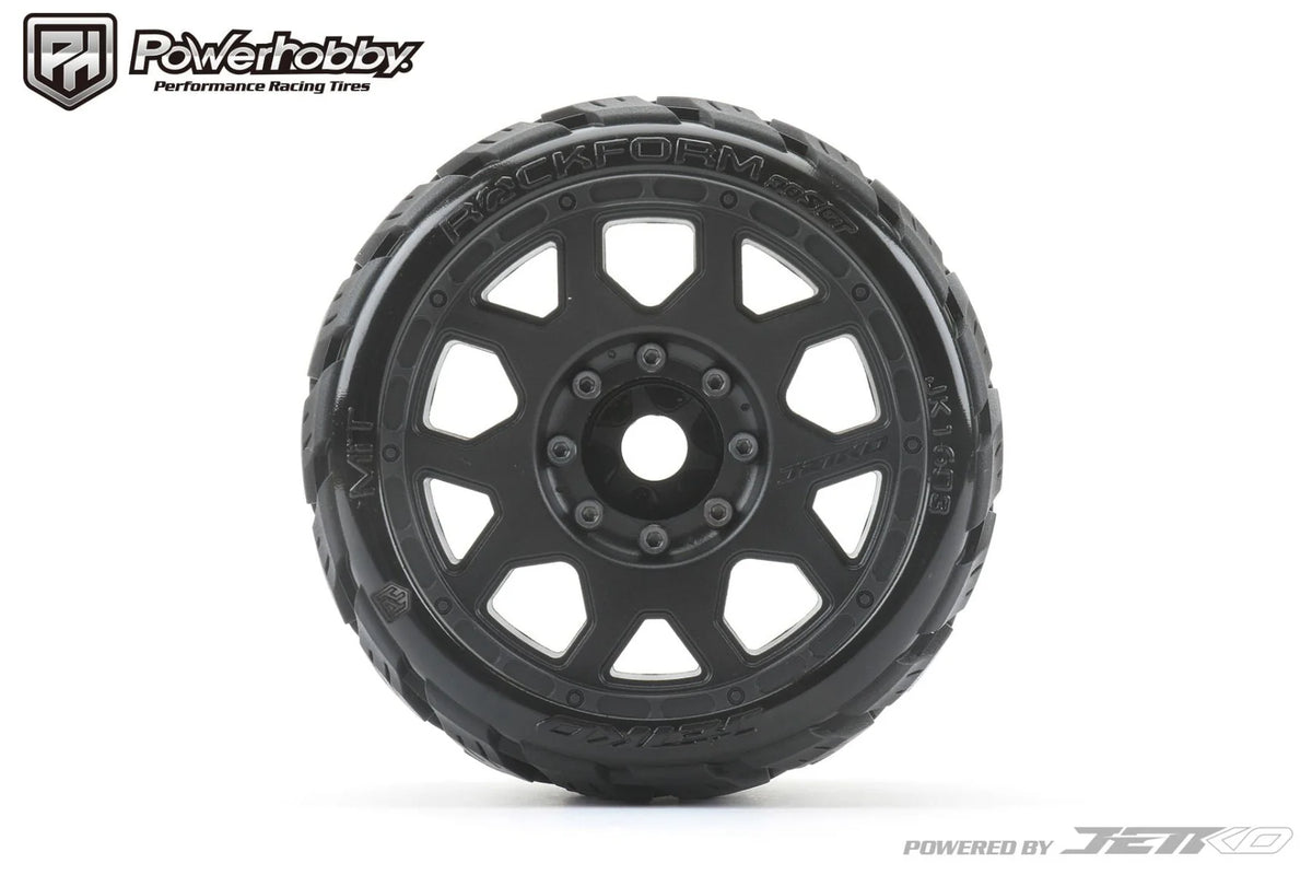 1/8 SGT 3.8 Rockform Belted Mounted Tires (2) 17MM Low Profile