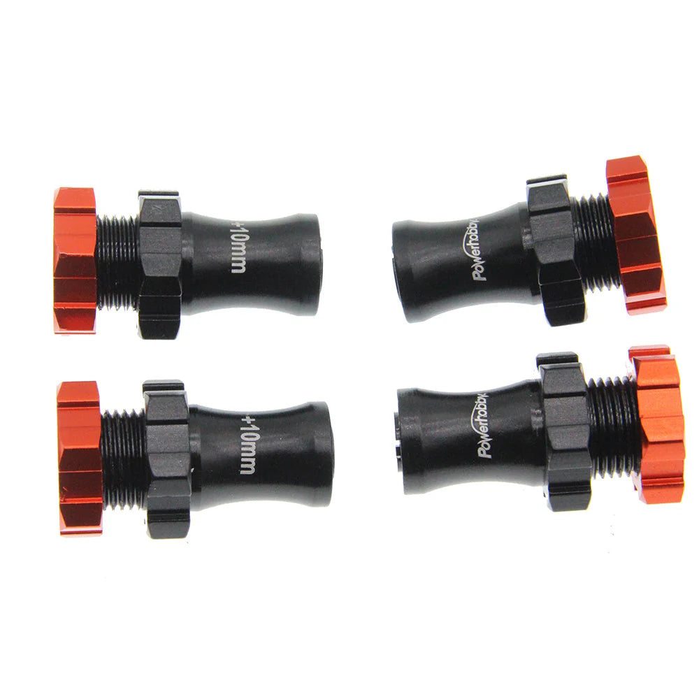 Slash/Rustler +10mm Extended 17mm Hex Hub Adapter Red