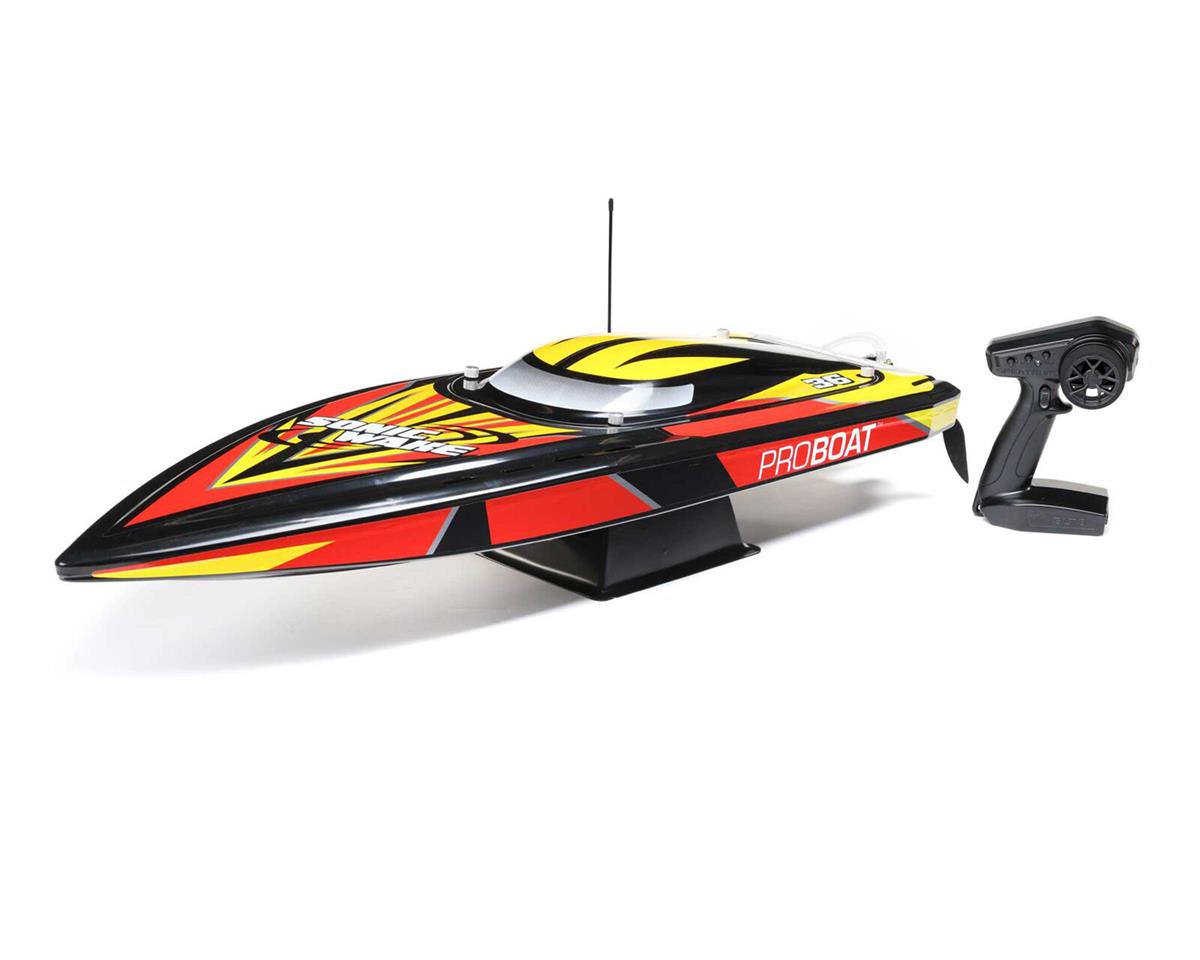 Sonicwake 36" Self-Righting RTR Deep-V Brushless Boat w/Spektrum SLT3 2.4GHz Radio
