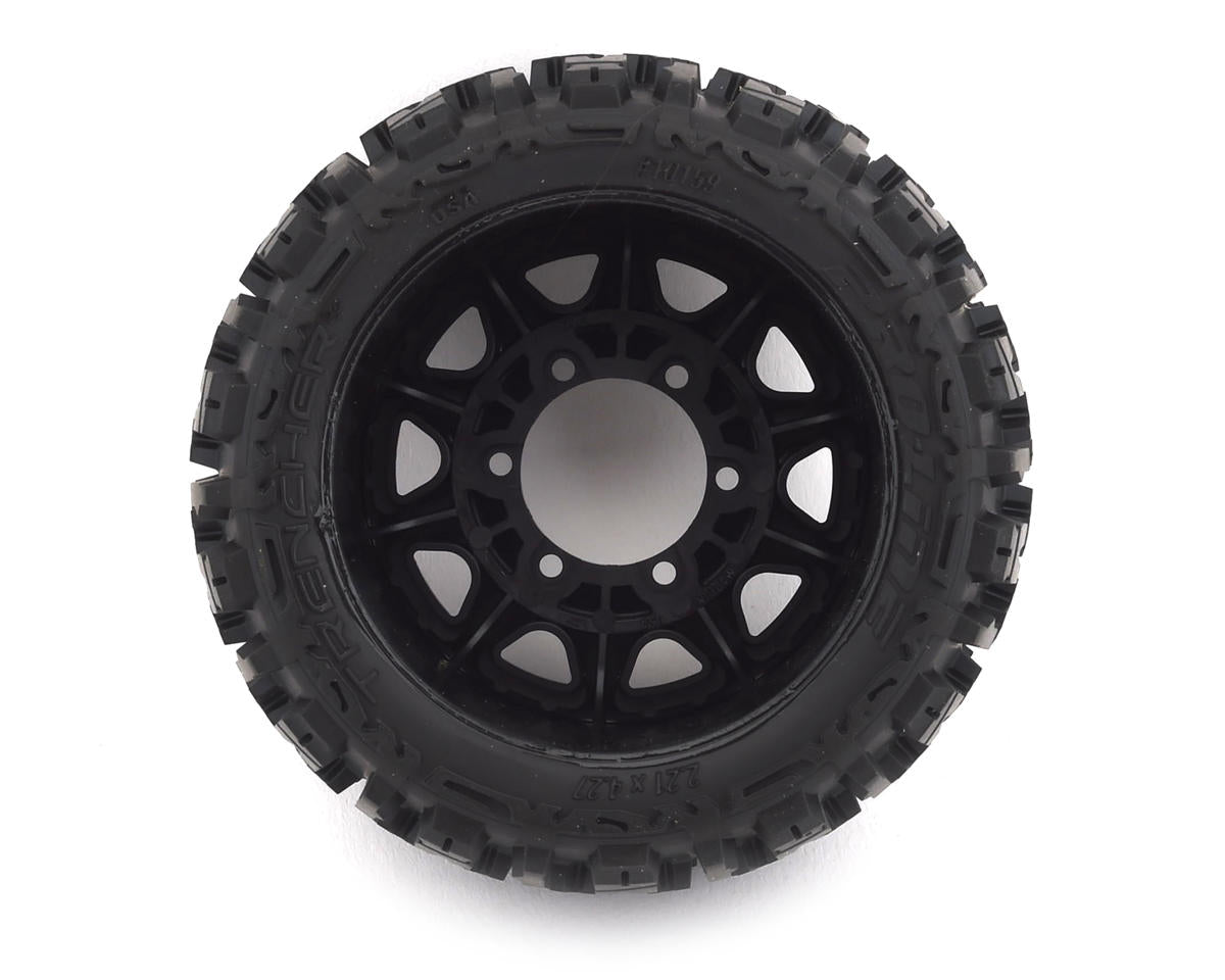 Trencher Low Profile 2.8" Tires w/Raid Rear Wheels (2) (Black) (M2) w/12mm Removable Hex