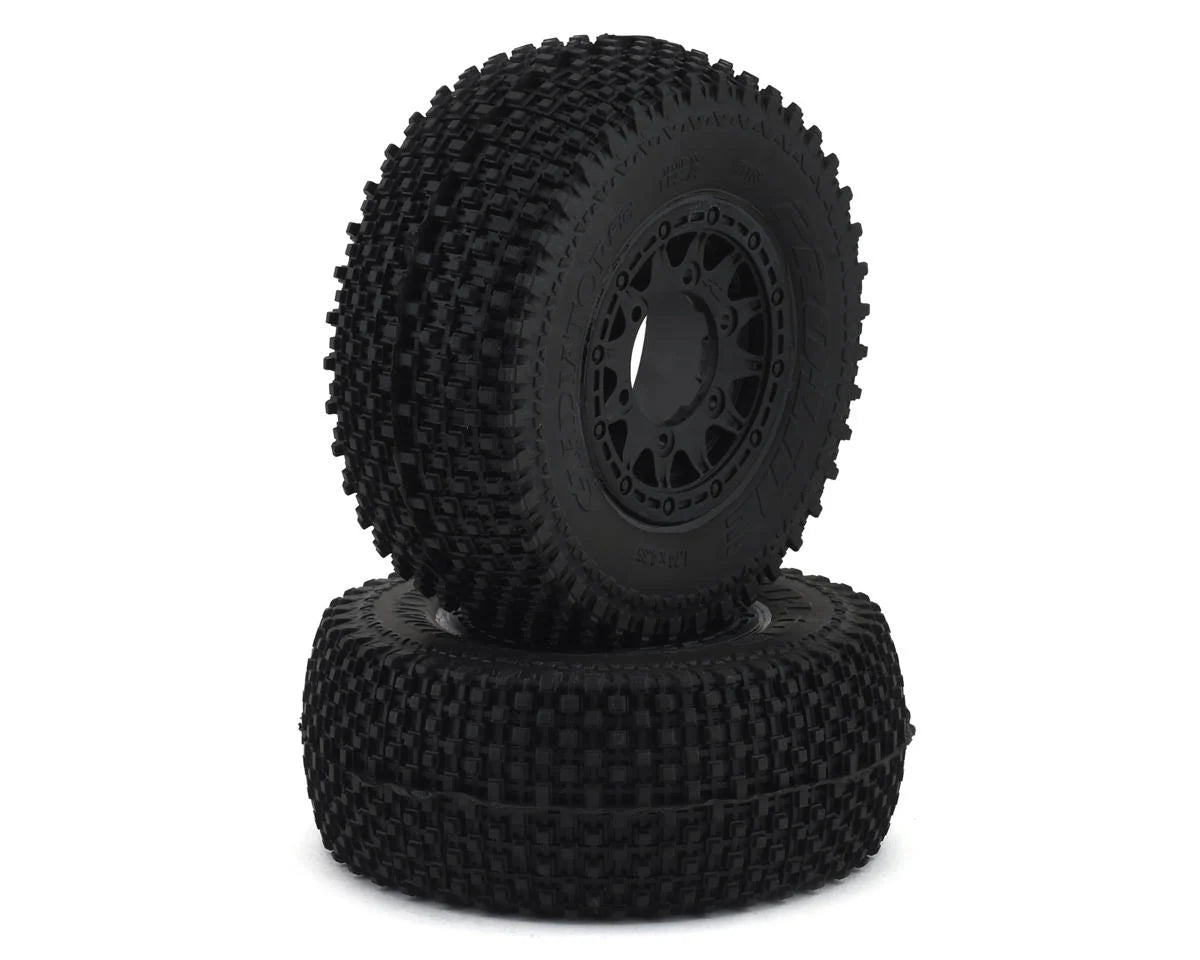 Gladiator SC Tires w/Raid Wheels (Black) (2) (Electric Rear) (M2) w/12mm Hex