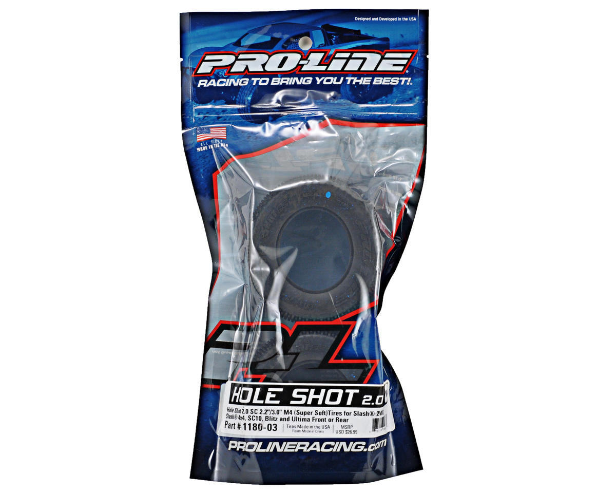 Pro-Line Hole Shot 2.0 SC 2.2"/3.0" Short Course Truck Tires (2) (M4)