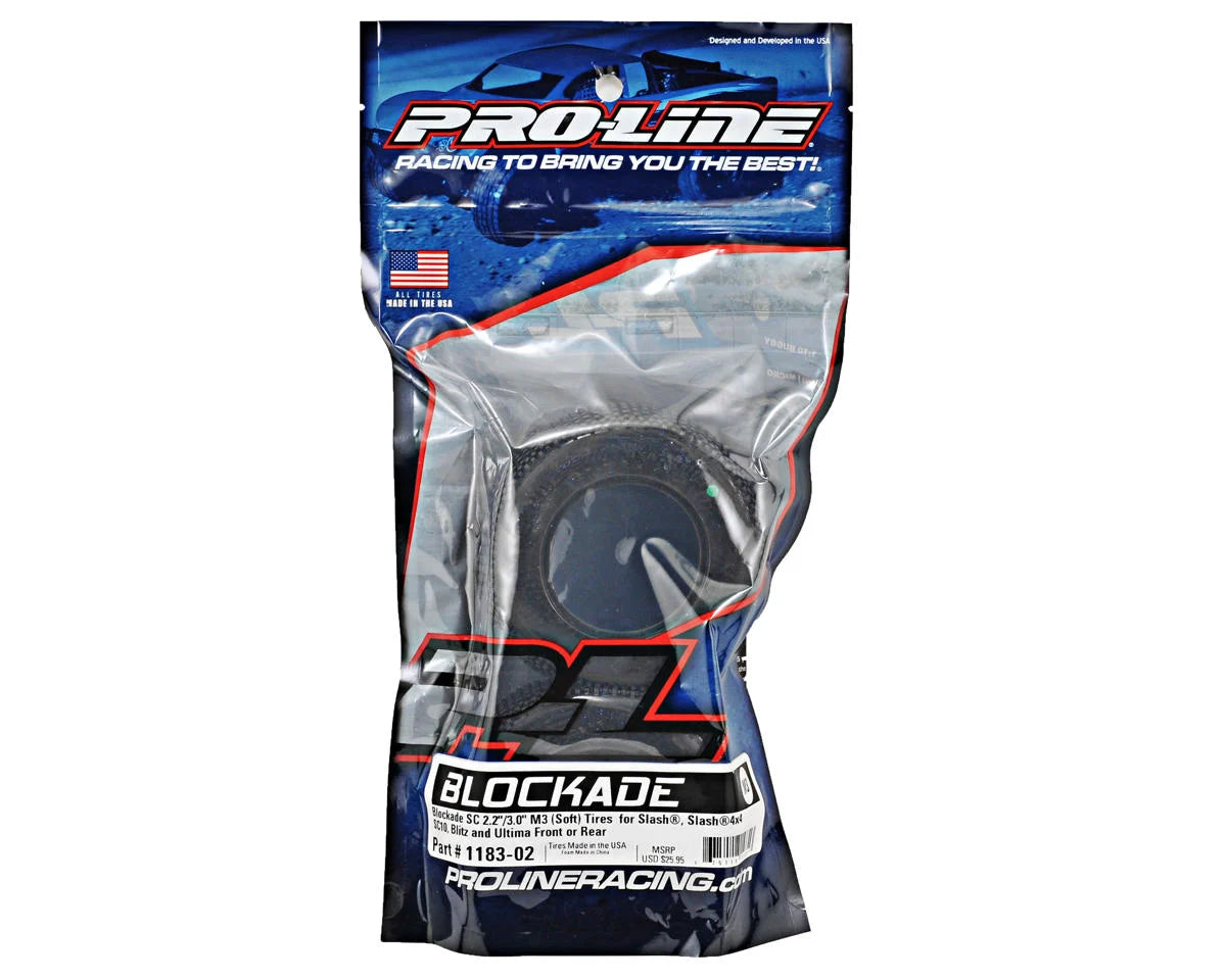 Blockade SC 2.2"/3.0" Short Course Truck Tires (2) (M3)
