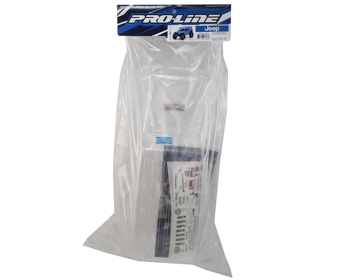 1/10 Jeep Wrangler Unlimited Rubicon Clr Body 12.8" WB TRX-4