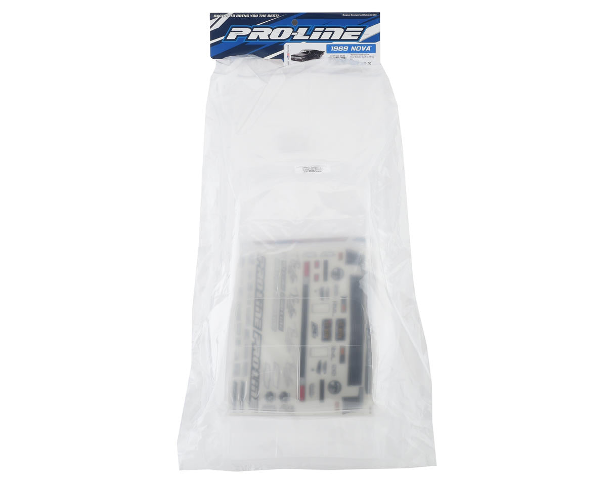 1969 Chevrolet Nova Short Course No Prep Drag Racing Body (Clear)