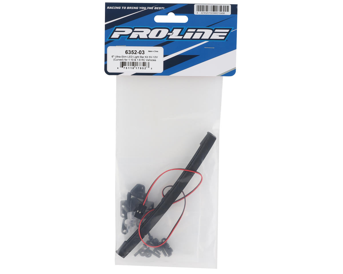 Pro-Line 6" Ultra-Slim LED Light Bar Kit 5V-12V (Curved)