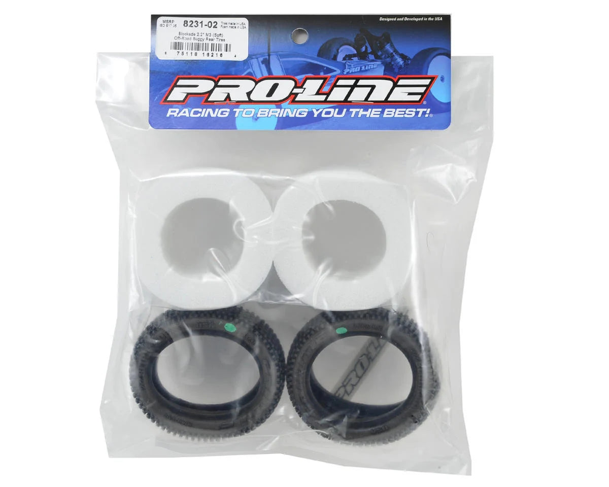 Pro-Line Blockade 2.2" Rear Buggy Tires (2) (M3)