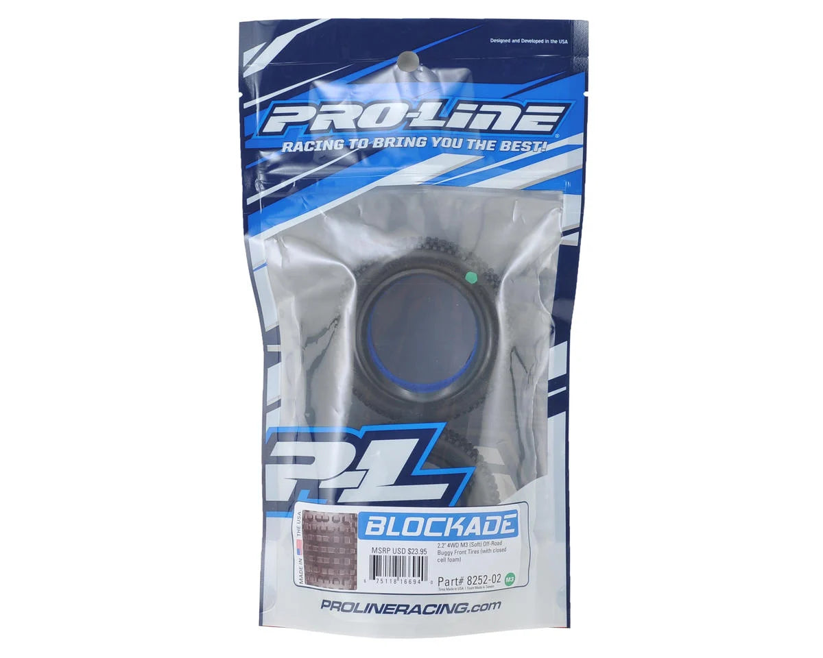 Pro-Line Blockade 2.2" 4WD Buggy Front Tires (2) (M3)