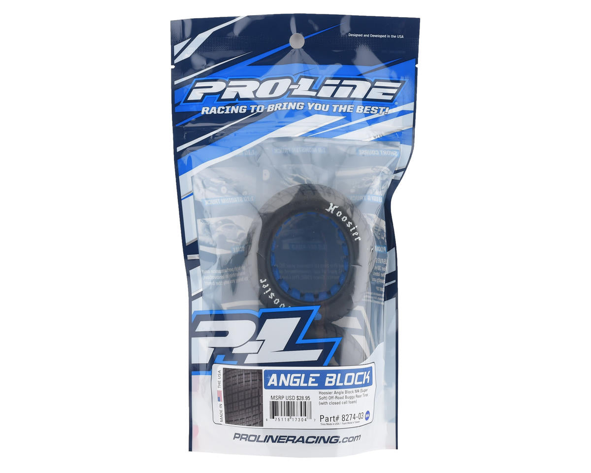 Hoosier Angle Block Dirt Oval 2.2" Rear Buggy Tires (2) (M4)
