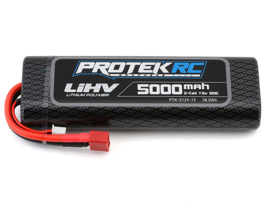 2S 100C Si-Graphene + HV LiPo Stick Pack TCS Battery (7.6V/5000mAh) w/T-Style Connector (ROAR Approved)