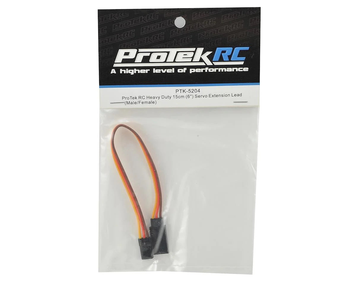 Heavy Duty 15cm (6") Servo Extension Lead (Male/Female)