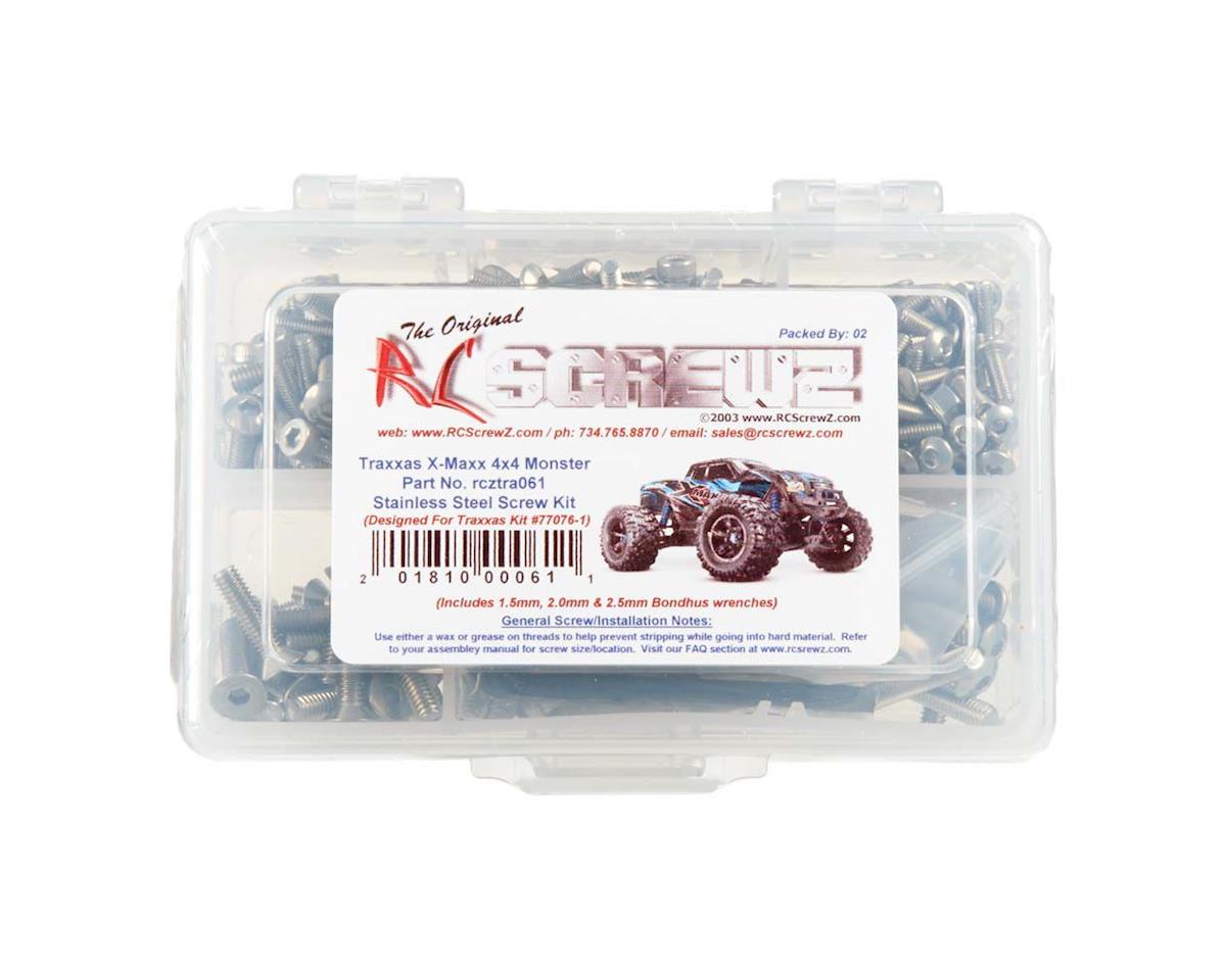 Traxxas XMAXX Stainless Steel Screw Kit – Over 450 Pieces With Allen Wrenches & Storage Box