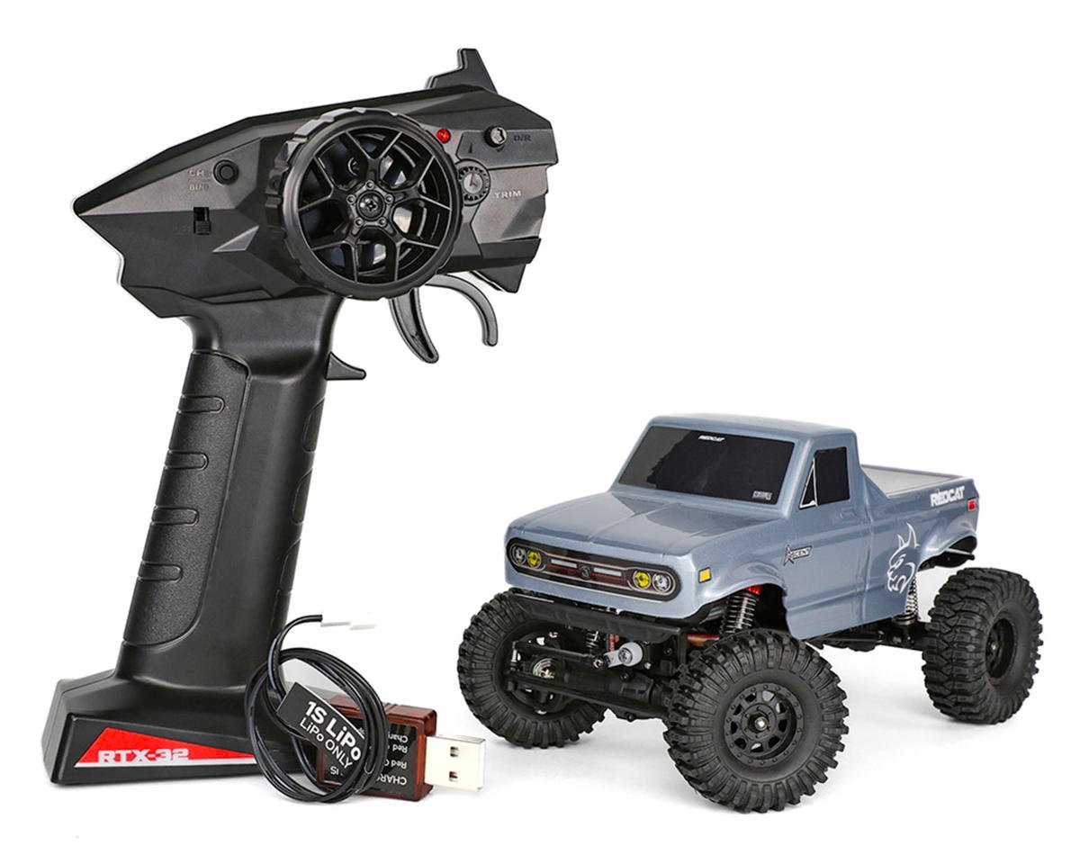 Redcat Ascent-32 1/32 4WD RTR Rock Crawler (Graphite) w/2.4GHz Radio, Battery & Charger