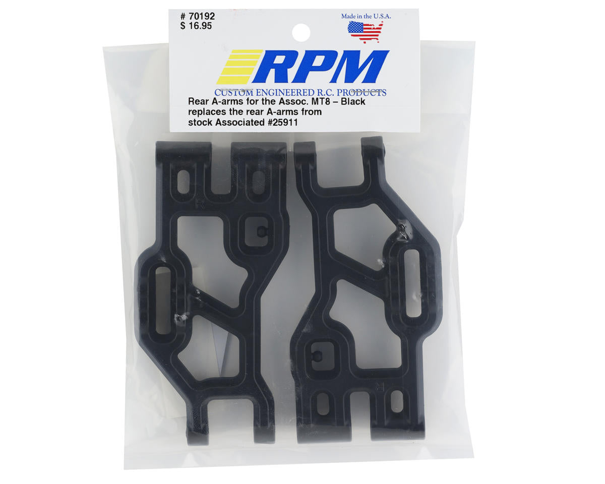 Associated MT8 Rear A-Arms (Black)