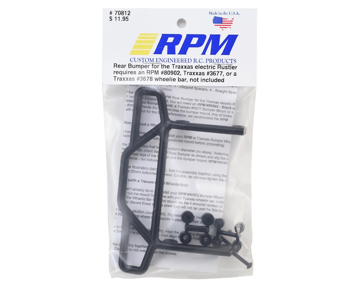Rustler Rear Bumper (Black)