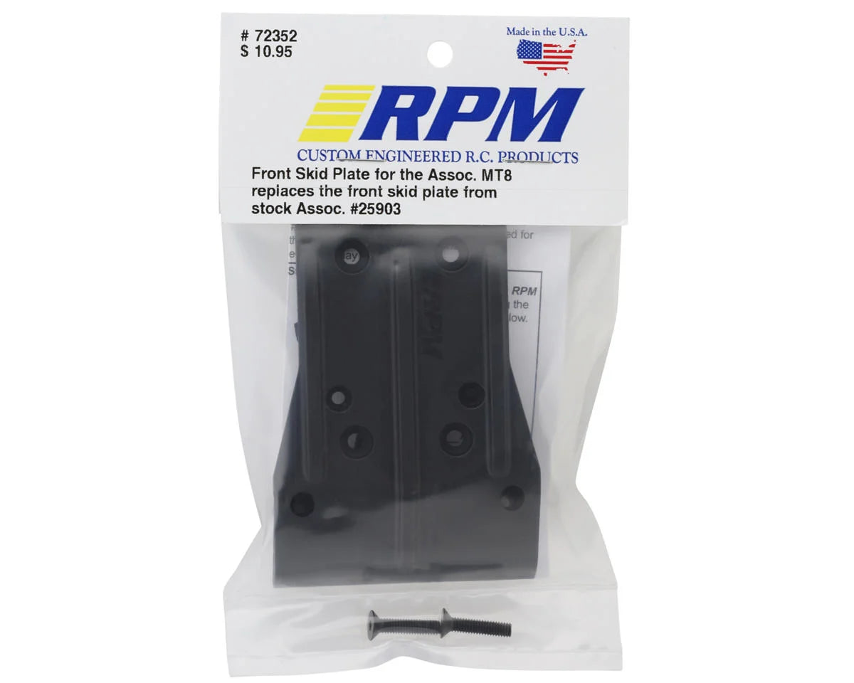 RPM RIVAL MT8 Front Skid Plate (Black)