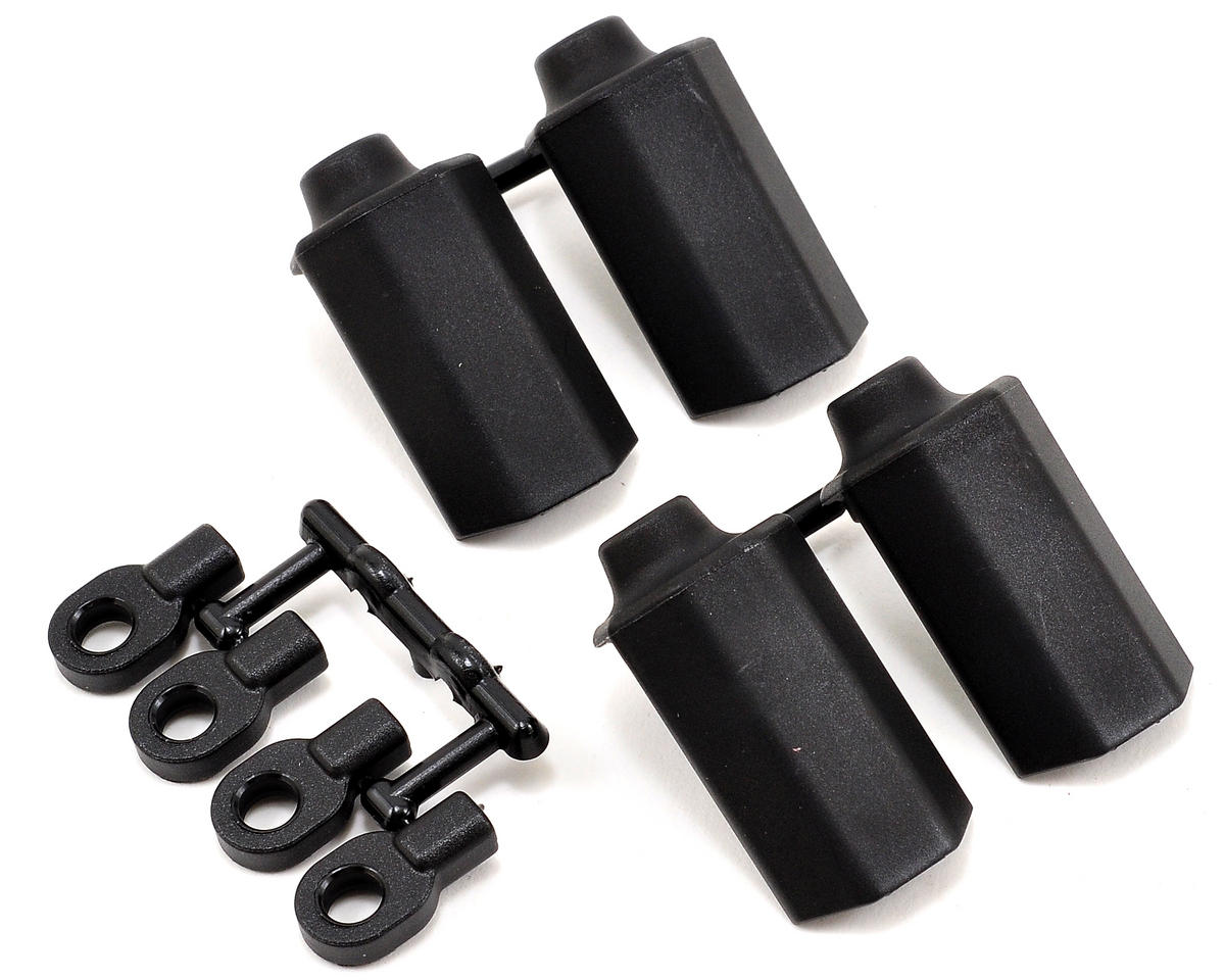 Shock Shaft Guards (Black) (4)
