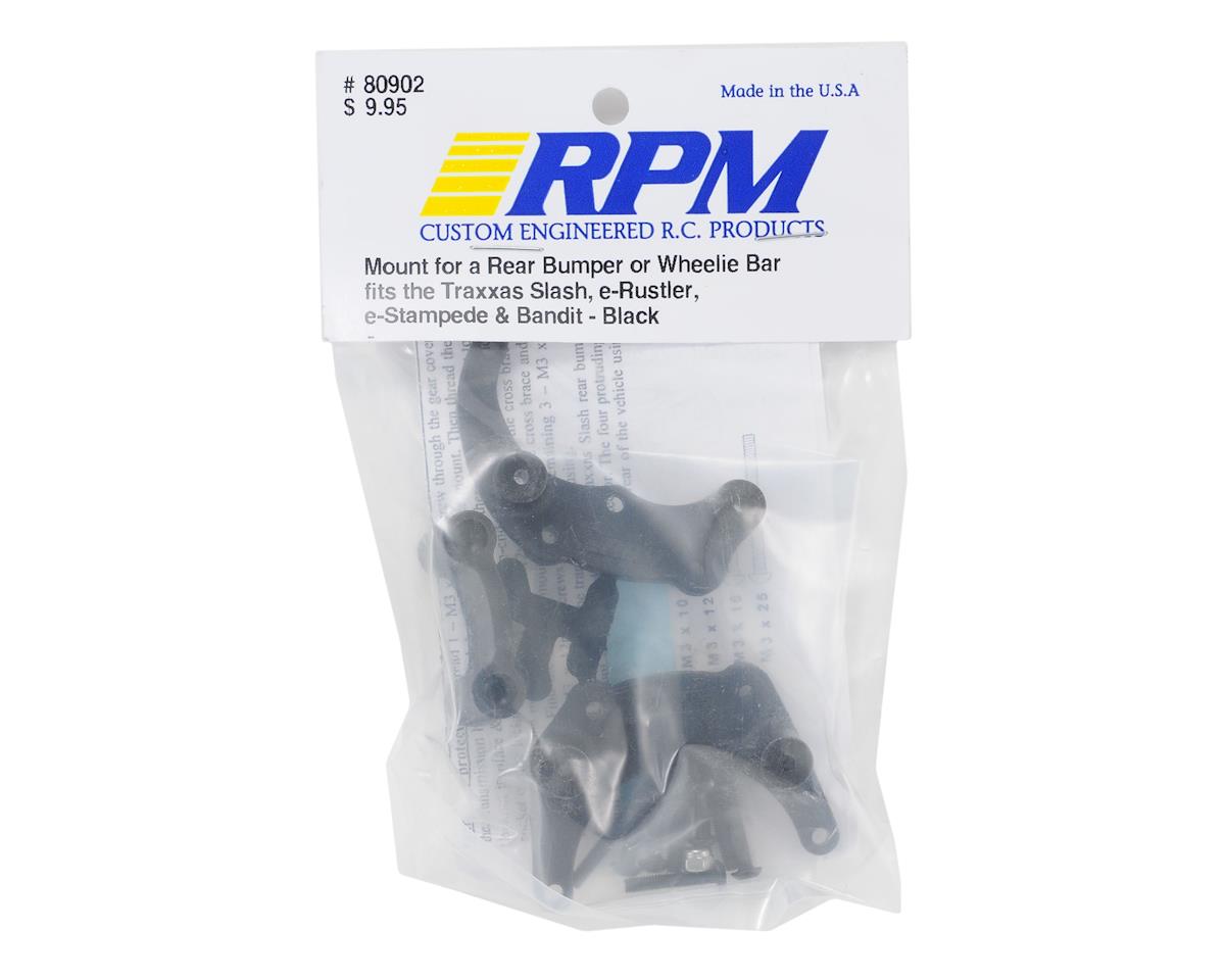 Bumper Mount (Black) (Rustler,Stampede,Bandit,Slash)
