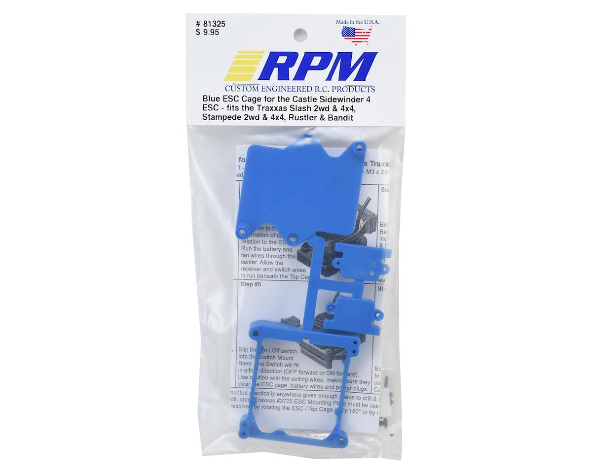 RPM Traxxas Sidewinder 4 ESC Cage (Blue)