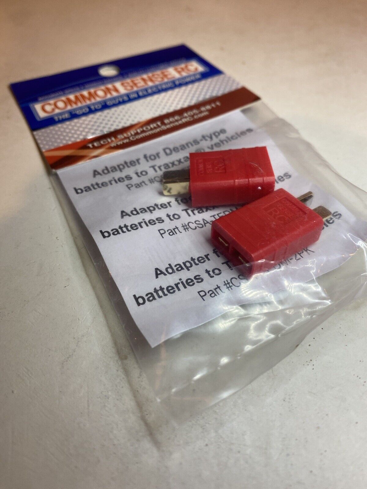 Deans Male to Traxxas Female Adapter