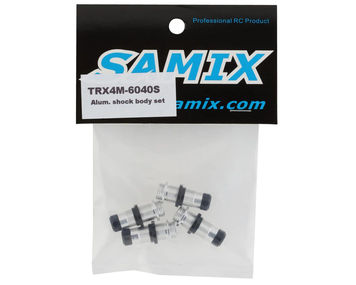 Samix Aluminum Threaded Shock Bodies for Traxxas TRX-4M (Silver) (4)