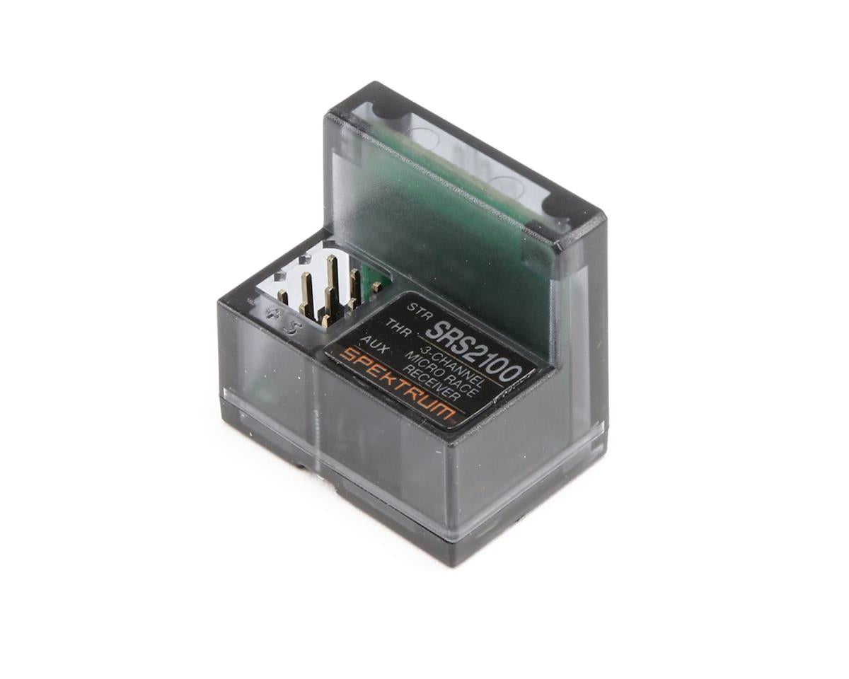 SR2100 Micro 3-Channel DSMR Race Surface Receiver w/Internal Antenna
