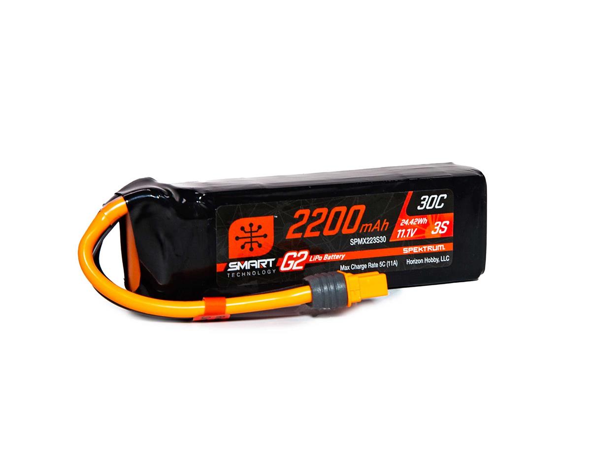3S Smart G2 LiPo 30C Battery Pack (11.1V/2200mAh) w/IC3 Connector